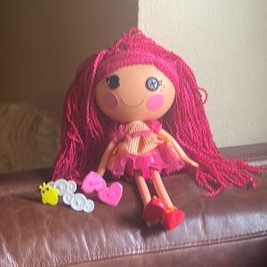 LALALOOPSY Doll Pink Yarn Hair